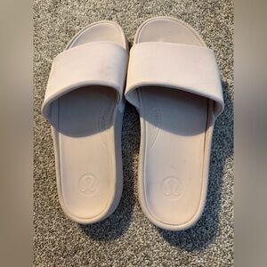 lululemon athletica Women's Light Pink Slide Sandals